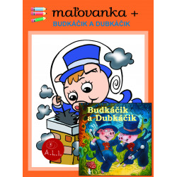 BUDKÁČIK A DUBKÁČIK  CD + 16 STRANOVÁ MAĽOVANKA